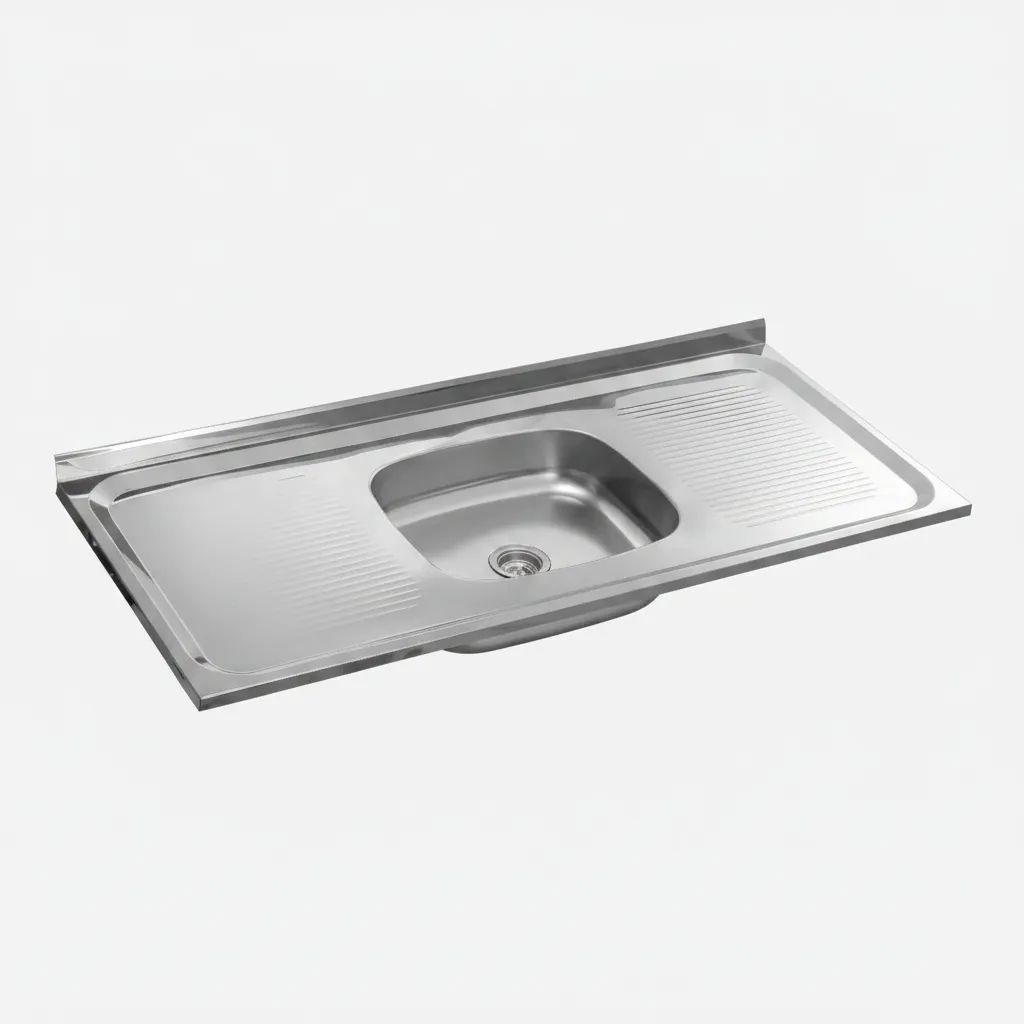 Pia De Cozinha 1,20 Inox Com Válvula