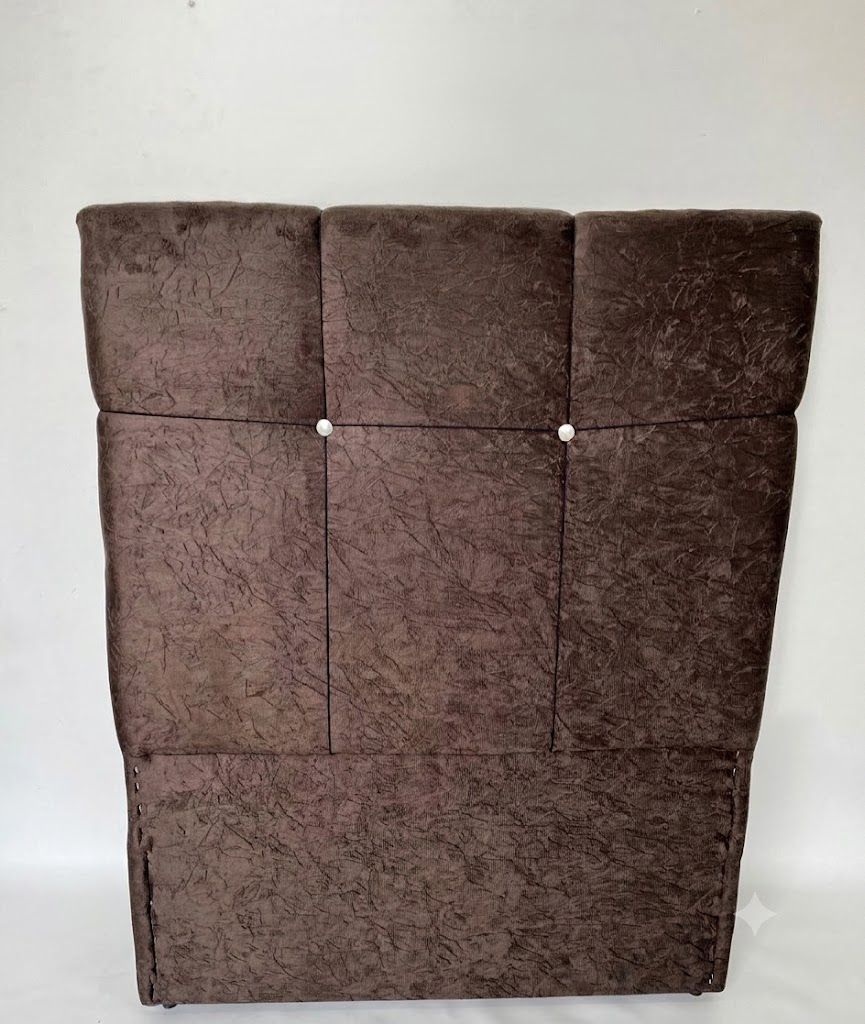 Cabeceira solteiro 0,88cm estofada em tecido suede
